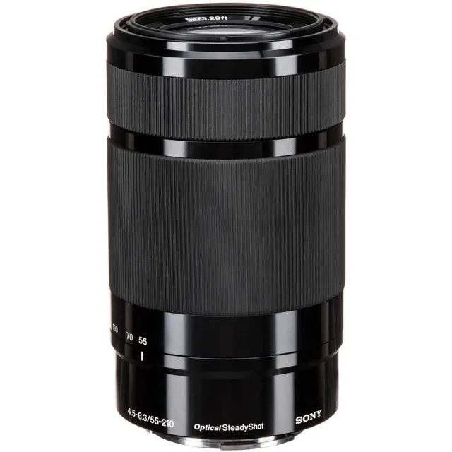 sony-sel55210-teleobjetivo-zoom-55-210-mm-f4-5-6-3-oss-para-c-maras-aps-c-con-mo image 1