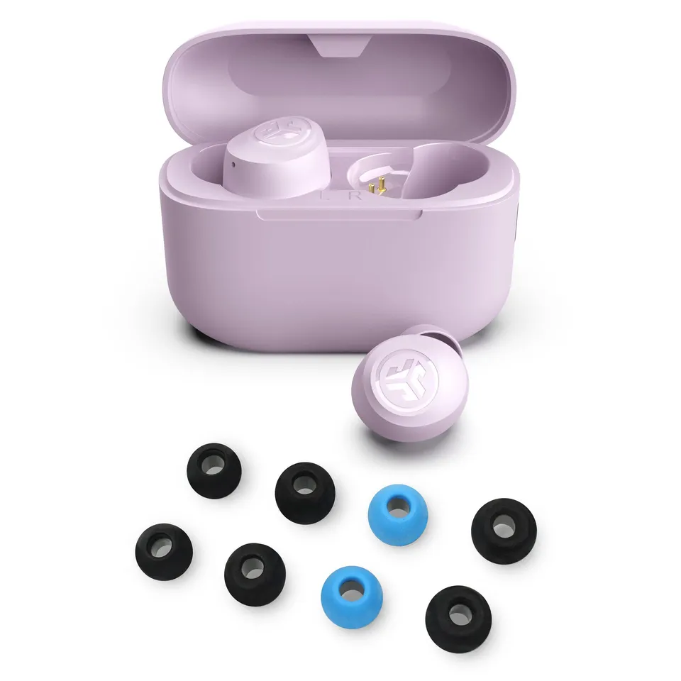 jlab-go-pop-lilac-y-cloud-foam-tips-pack-regalo-de-auriculares-true-wireless-con image 1