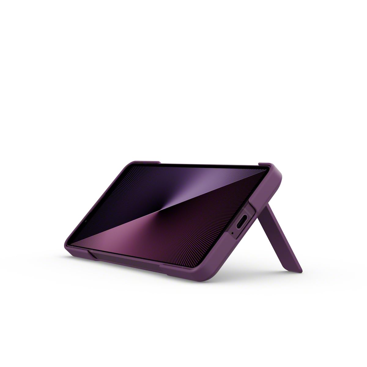 sony-funda-de-dise-o-con-soporte-para-xperia-1-vii-con-anilla-para-correa-violet image 4