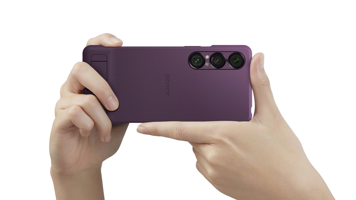 sony-funda-de-dise-o-con-soporte-para-xperia-1-vii-con-anilla-para-correa-violet image 5