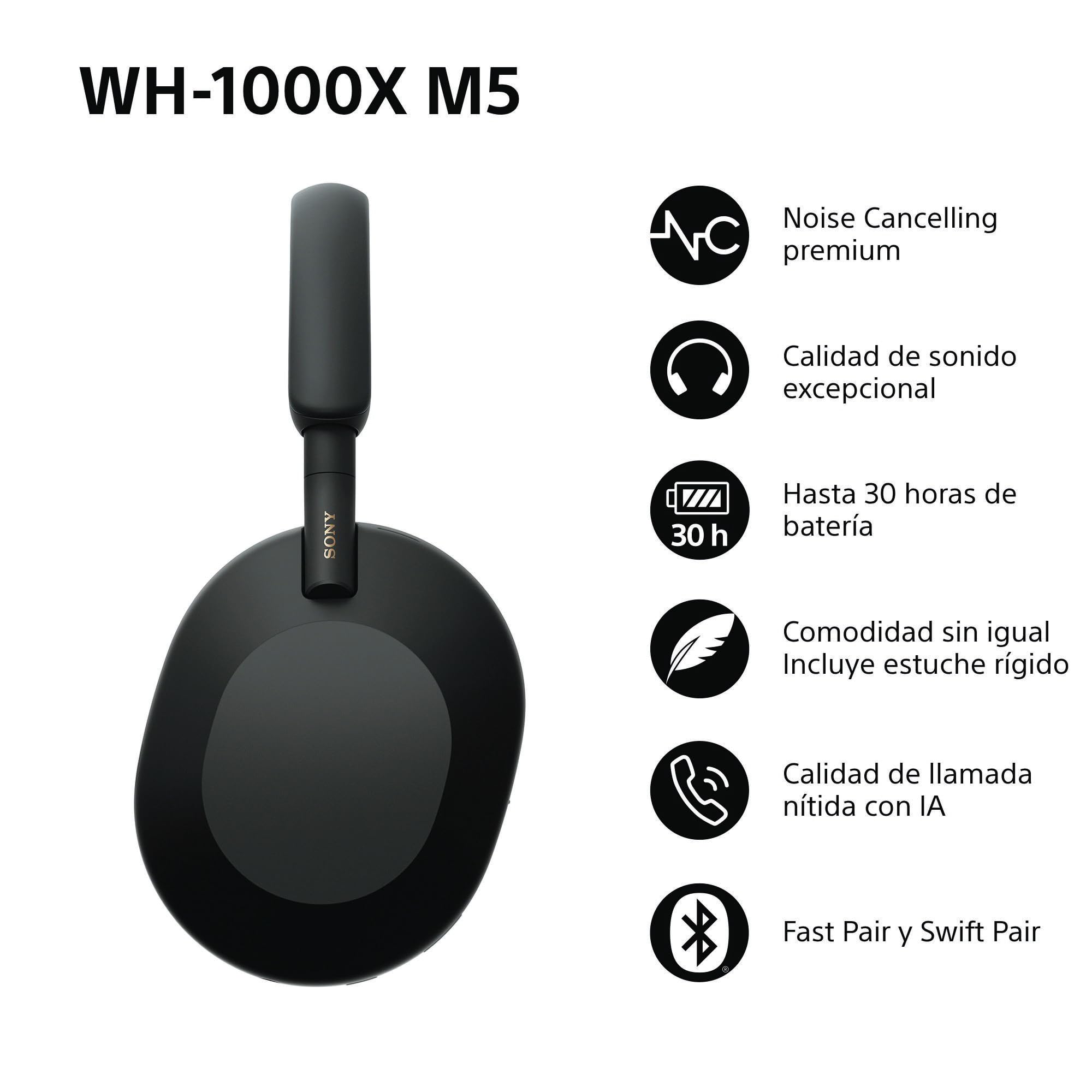 sony-wh-1000xm5-auriculares-inal-mbricos-de-diadema-con-noise-cancelling-premium image 2