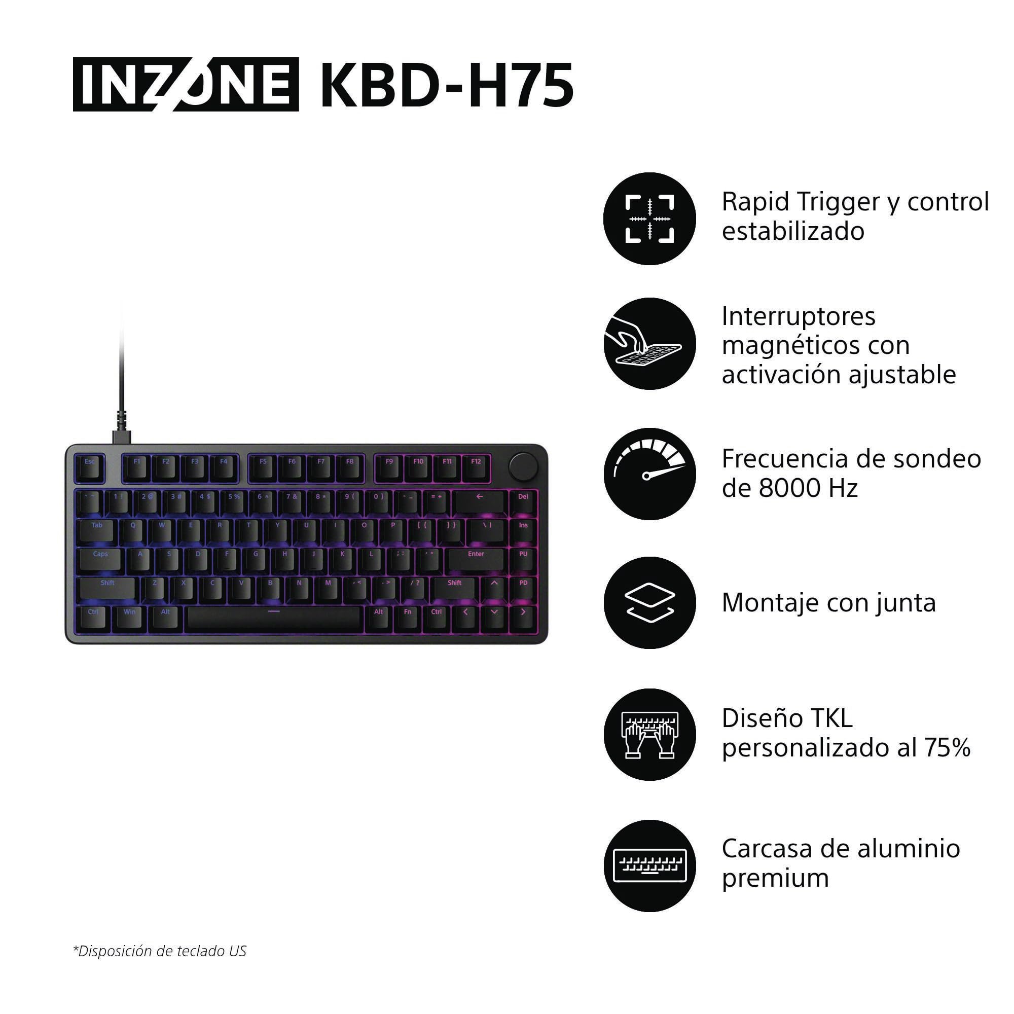 sony-inzone-kbd-h75-teclado-gaming-75-tkl-con-rapid-trigger-interruptores-magn-t image 2