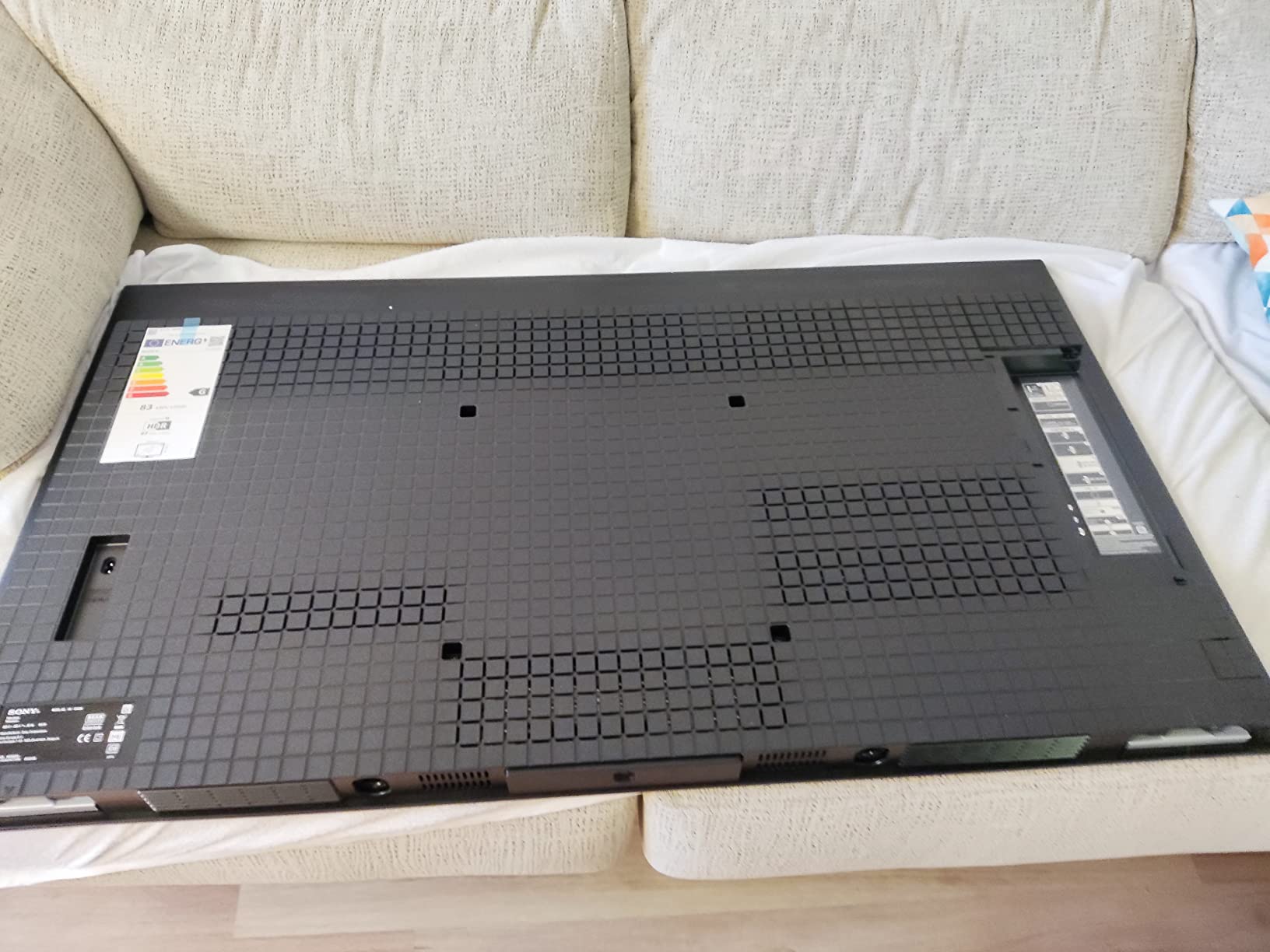 Bandeja de plasticos del mando floja