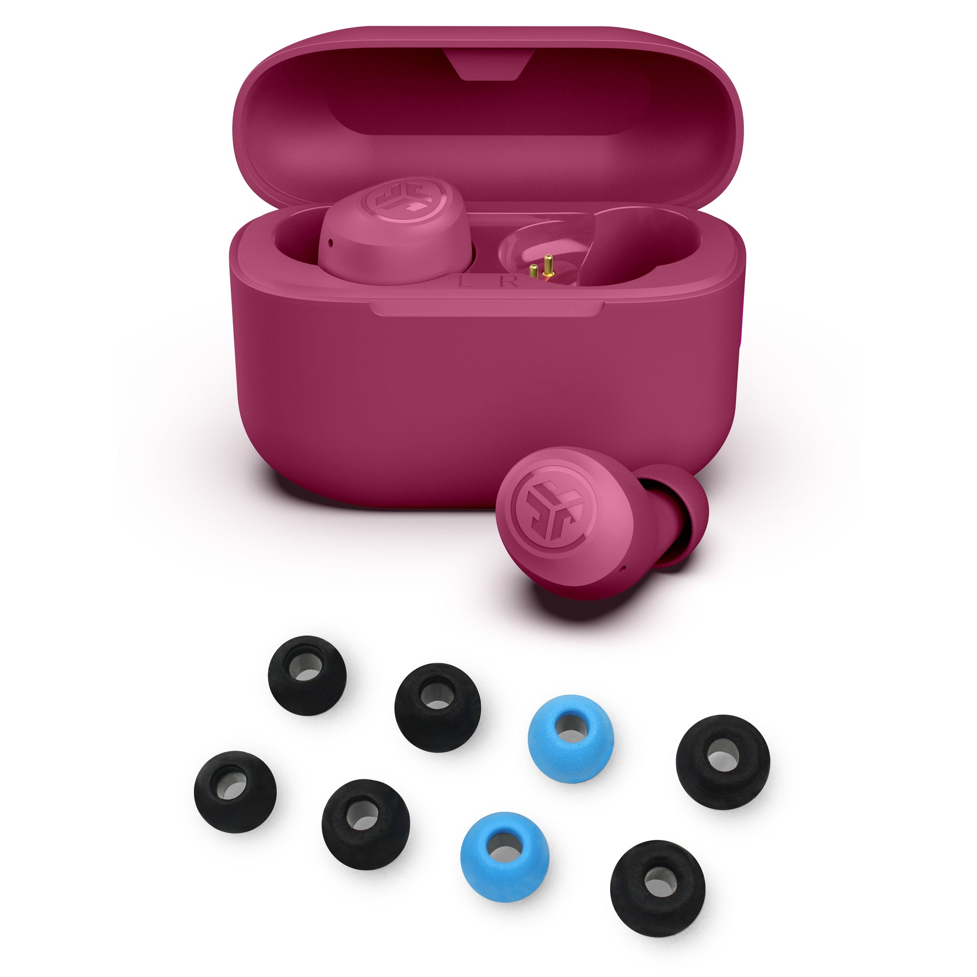 jlab-go-pop-dark-pink-set-de-regalo-de-auriculares-true-wireless-con-estuche-usb image 1