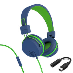 jlab-jbuddies-studio-auriculares-on-ear-con-cable-infantiles-azul-rosa-usb-c-con image 2